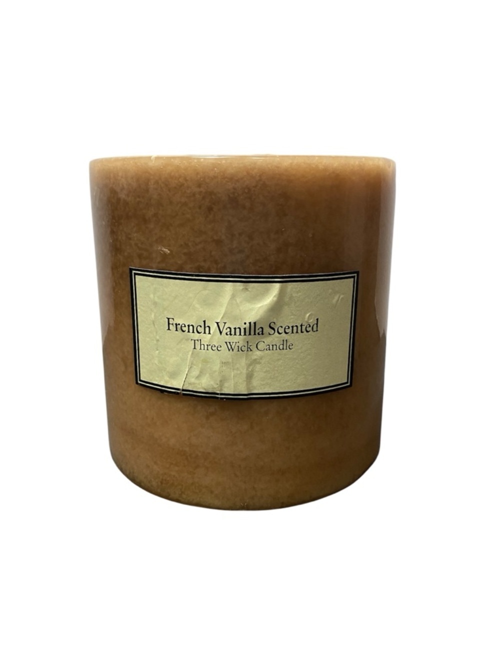 French Vanilla Aroma Scented Three-Wick Candle